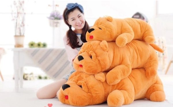 Kawaii Animal Shar Pei Dog Plush Toy Big - Image 3