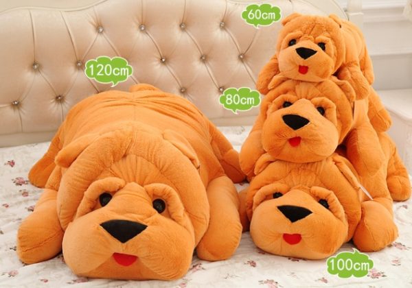 Kawaii Animal Shar Pei Dog Plush Toy Big - Image 2