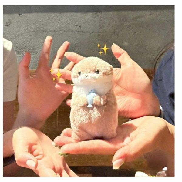 Cute Little Otter Stuffed Fish Doll - Image 3