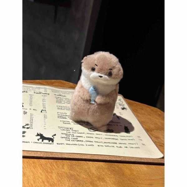 Cute Little Otter Stuffed Fish Doll - Image 4